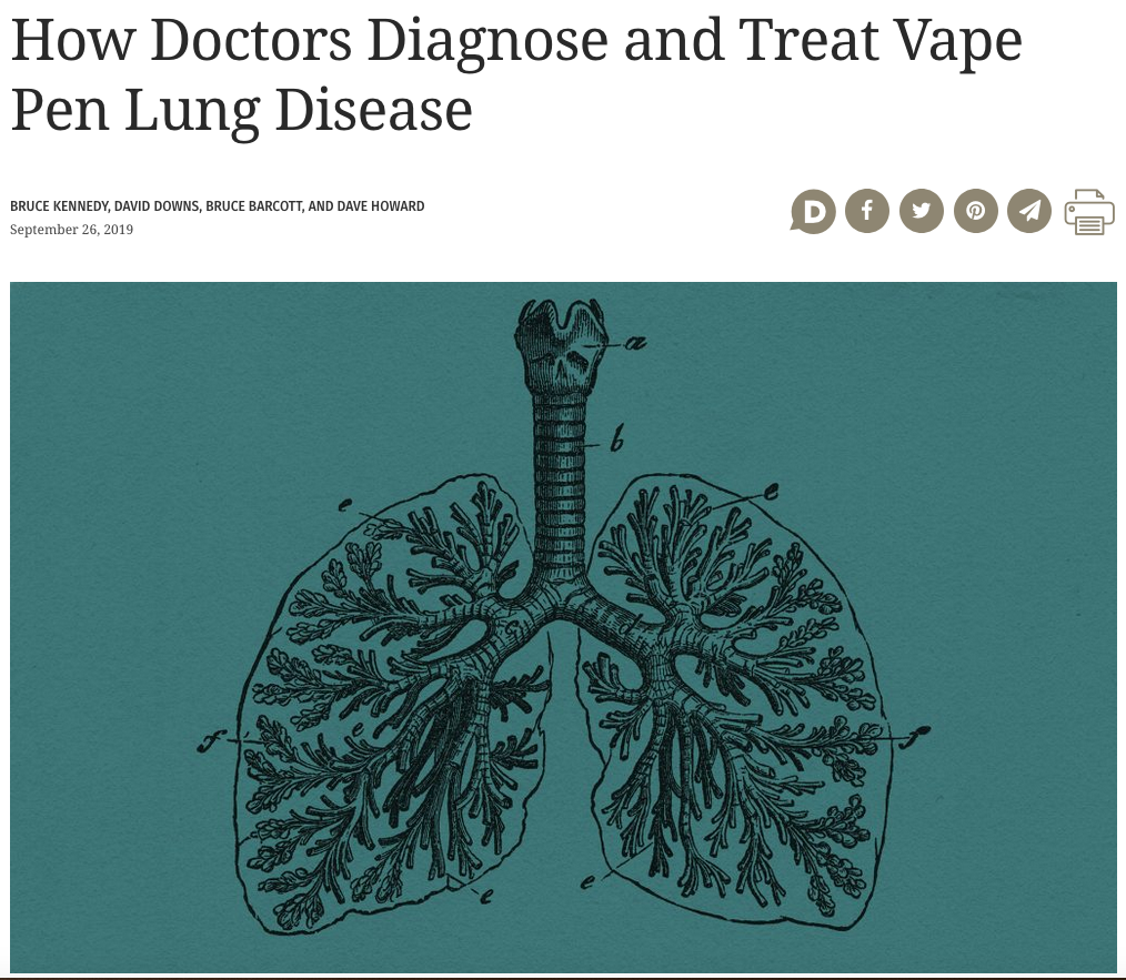 How Doctors Diagnose and Treat Vape Pen Lung Disease Leafly Article