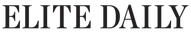 Elite Daily logo displayed in bold black uppercase text on a white background.