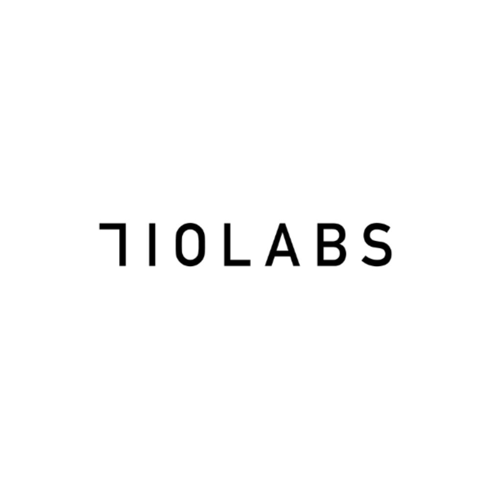 TIOLABS logo displayed in black text on a white background.