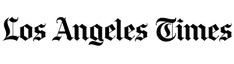 Los Angeles Times logo displayed as a black-and-white newspaper wordmark.