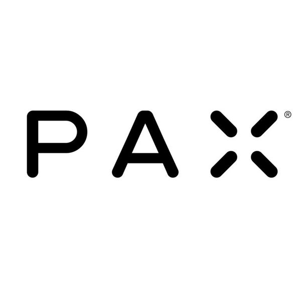 The word PAX in bold black capital letters followed by a stylized X made of four small diagonal bars.